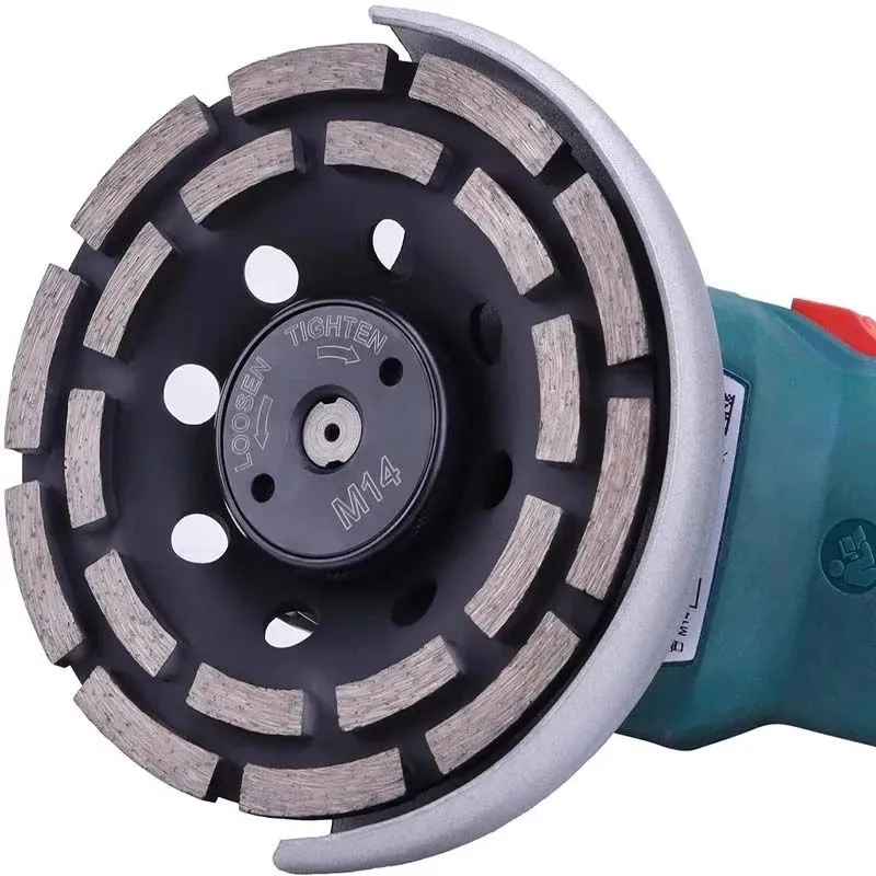 Schwarze Schnellverschluss-Flanschmutter M14 für Winkelschleifer, Spannplatte, Ersatz-Klemmwerkzeug für Elektrowerkzeuge – Detail 5