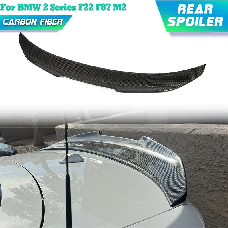 

Carbon Fiber Car Rear Trunk Spoiler Wings for BMW 2 Series F22 F87 M2 Coupe 2-Door 2014-2019 Racing Rear Spoiler Boot Wing Lip