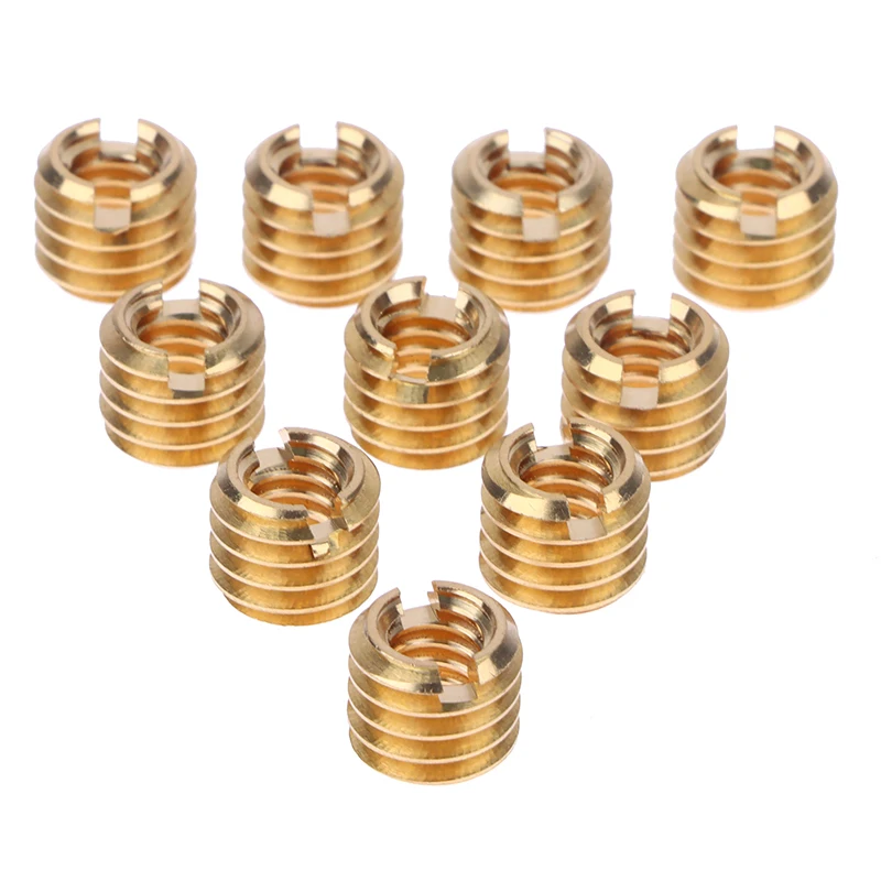 10PCS 1/4 Inch To 3/8 Inch Convert Screw Standard Adapter Reducer Bushing Converter For DSLR Camera Camcorder Tripod Monopod