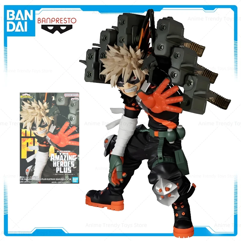 

In Stock BANDAI BANPRESTO My Hero Academia THE AMAZING HEROES PLUS Vol.2 Bakugou Katsuki Anime Action Figures Model Toy WY