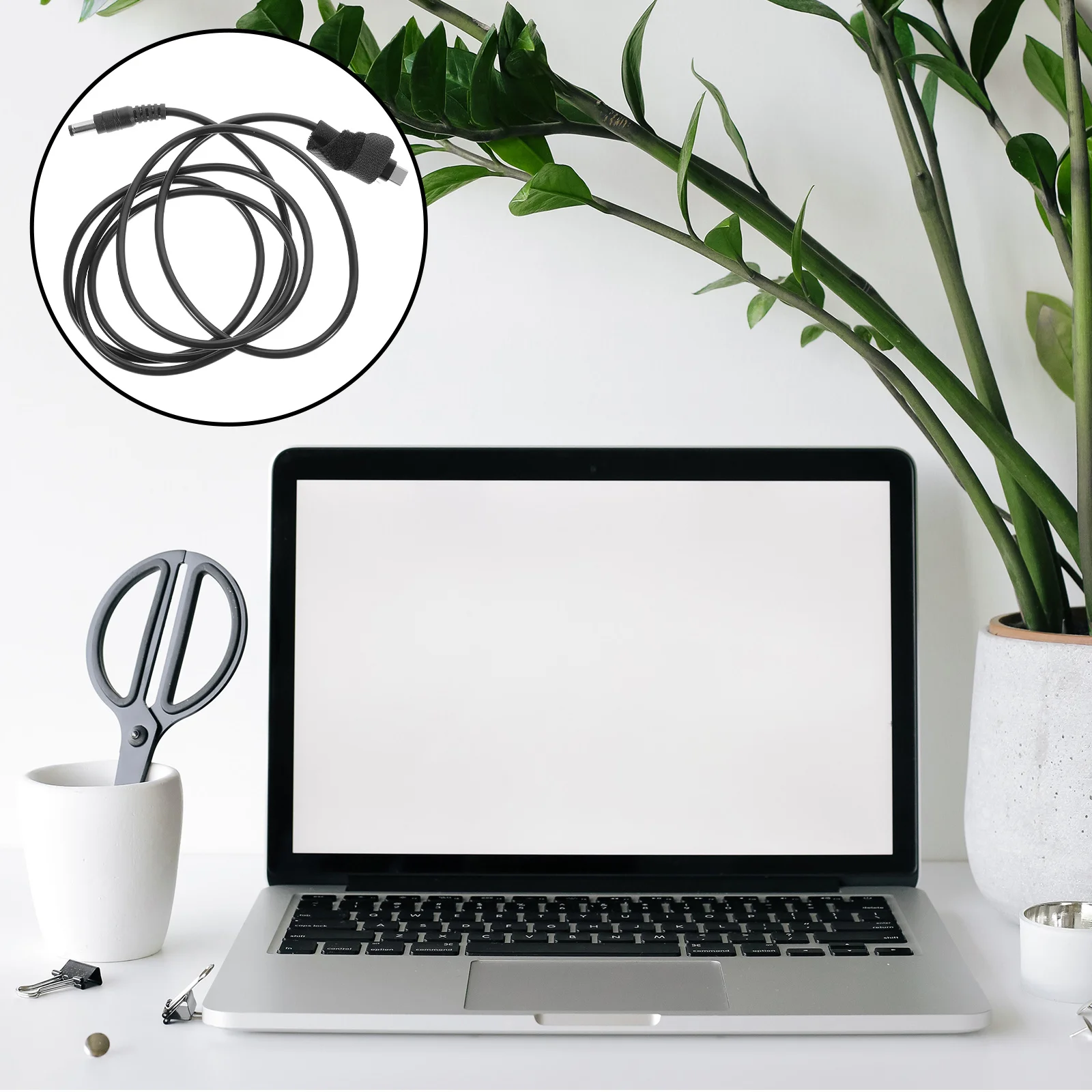 

ifundom USB C to DC Charging Cable 5ft Replacement Cord for Outdoor Office Use