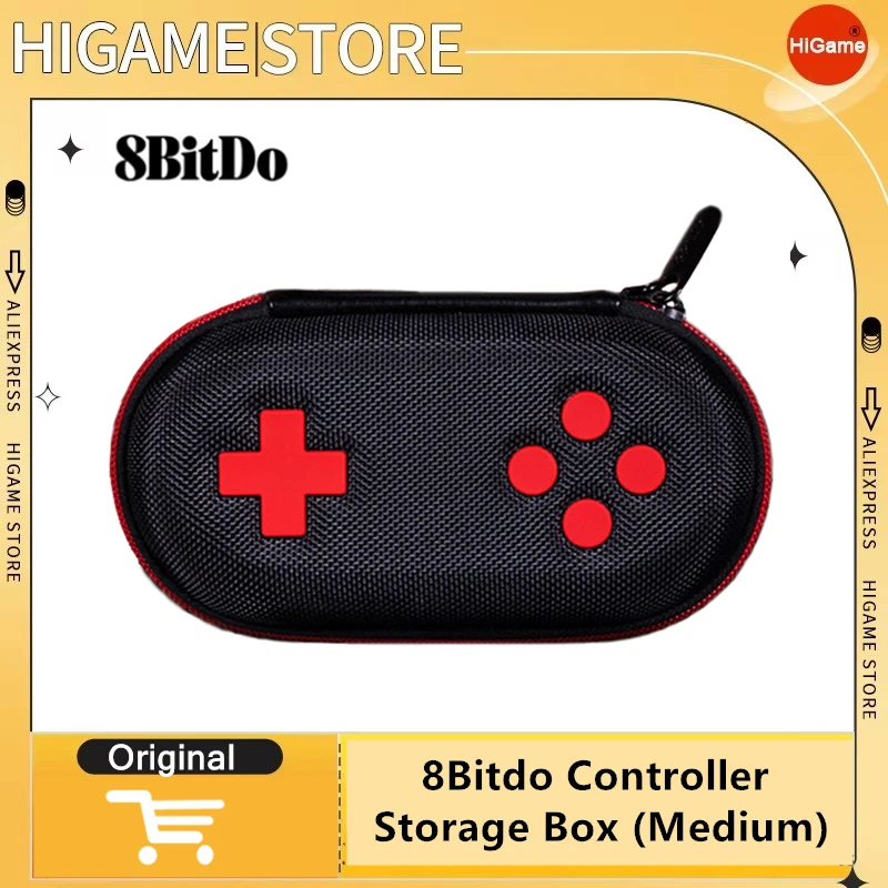 8Bitdo Portable Storage Bag Carry Case Handheld Game Console Hard Cover Protective Box For 8Bitdo SN30 Pro M30 Lite controllers