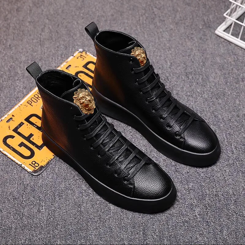 

High quality extra size men's shoes 45 Winter sneake rs 46 Leather Casual shoes Large sneakers 2