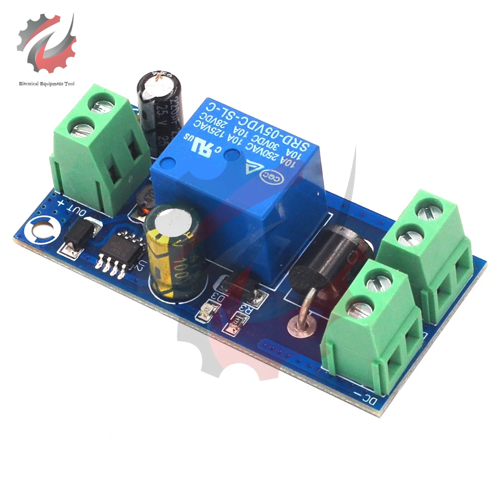 DC Power-OFF Protection Module Auto Switching Module UPS Emergency Cut-off Battery Control Board DC 5V-48V 12V-48V Power Supply