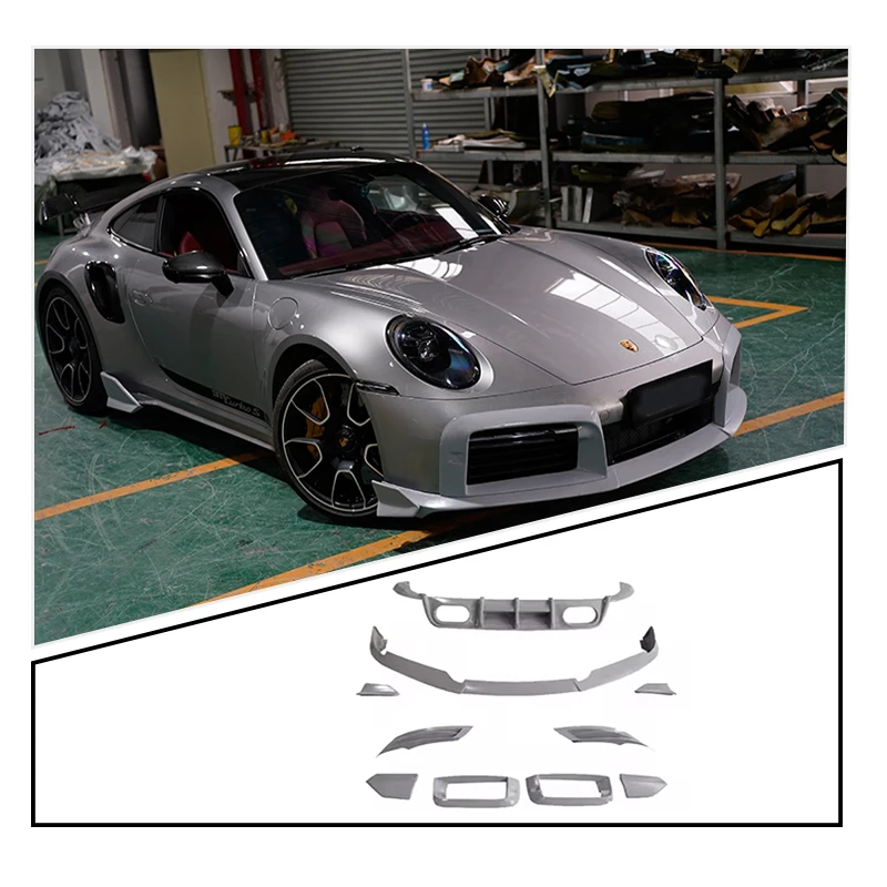 

Exterior Parts Body Kits Turbo S Upgrade Brabu BS Style Bodykit Upgrade Car Modification for Porsche 911 992 Turbo S 2019+