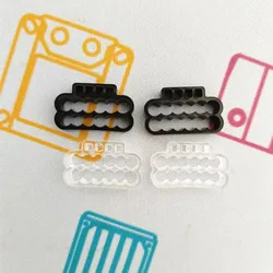 Angitu Acrylic 12VHPWR Cable Comb Black clear, 12+4pin Cable Combs  Cable Organizer for 3040ti Cables-3pcs