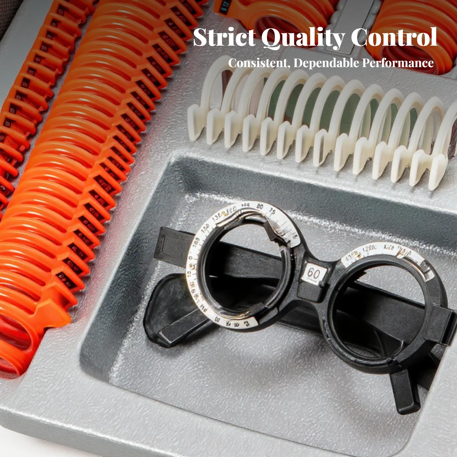 Optometry Trial Lens Set, Aluminum Case, Vision Testing