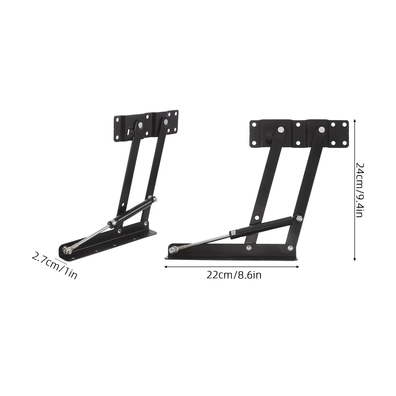 2Pcs Folding Coffee Table Lift Hinges Hydraulic Gas Spring Mechanism for Living Room Desktop Lifter Hardware Folding Table Lift