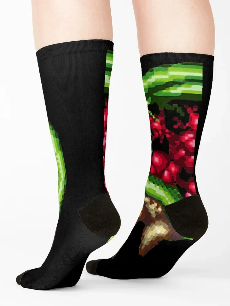 Super Metroid - Giant Metroid Socks christmas gift funny gifts essential Male Socks Women\'s