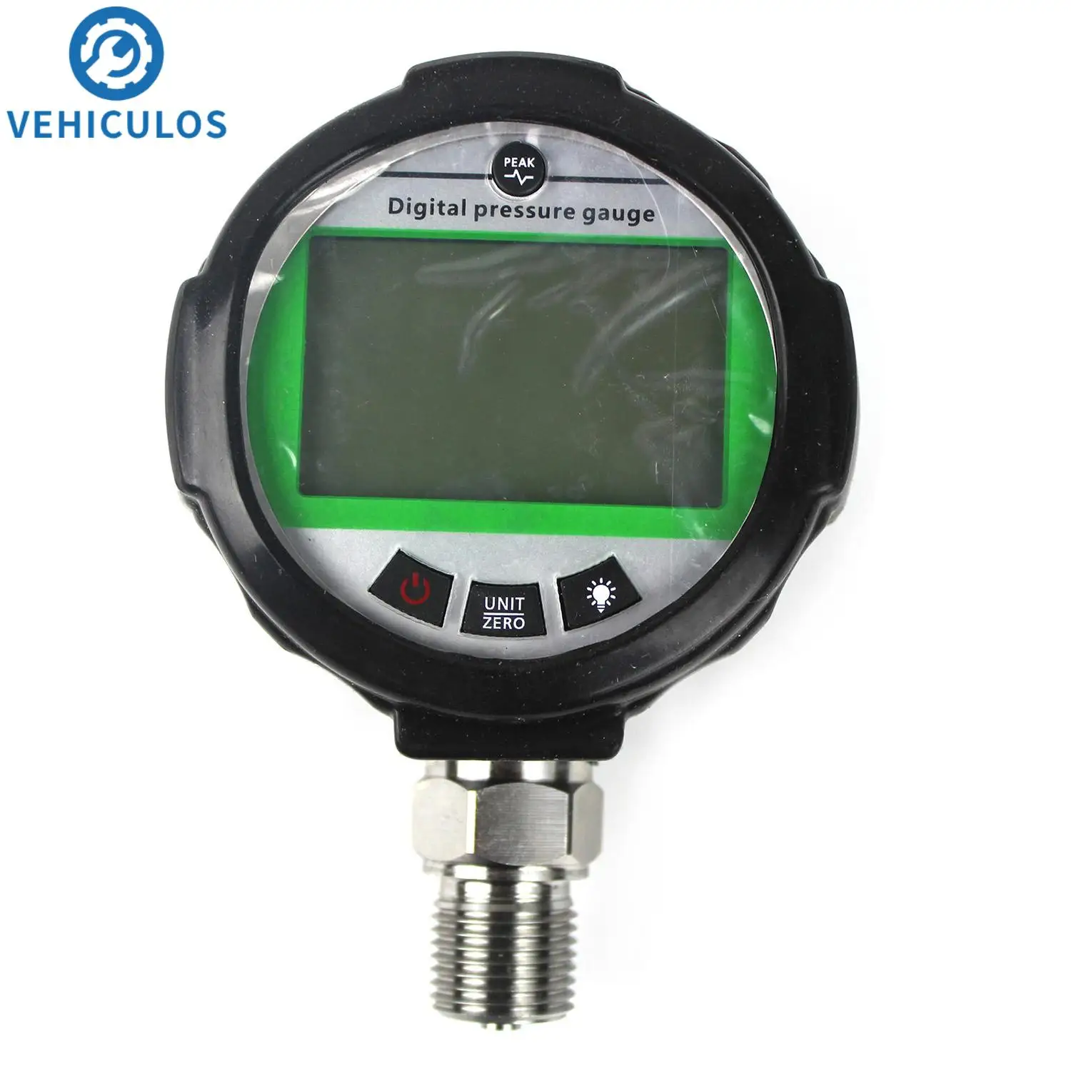 

80MPA Digital Pressure Gauge 80mm 0.4%FS 1/4NPT Air Liquid Fuel Oil Water Digital Pressure Manometer Pressure Gauge