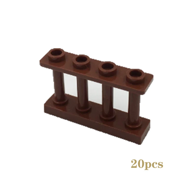 City  Building Block MOC Part Fence Railing Stair Barrier Ladder Guard Bar Castle Garden Farm Assemble Brick 15332