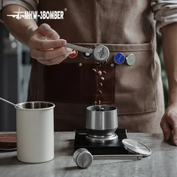 MHW-3BOMBER 500ML Airtight Stainless Steel Coffee Bean Storage Container Home Storage Canister 8g Measuring Spoon Kitchen Tools