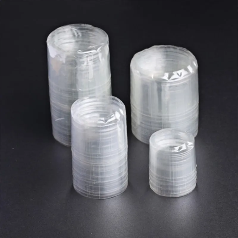 100pcs Heat Shrink Capsules Wine Bottle Capsules Wine Heat Shrinkable Cap Wine Shrink Film Wrap For Straight Mouth Bottle (Red,