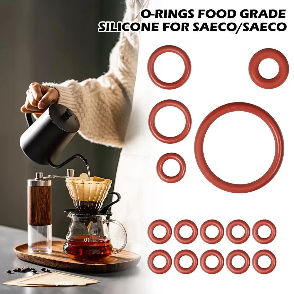 15/10/1pcs O-rings Food Grade Silicone For Saeco/Saeco Odea Talea Esspresso Italiano Steam Brew Boilers Replacement Coffee Tools