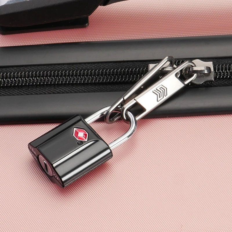 TSA Custom Luggage Lock Travel Bag Security Tool Cabinet Locker  Padlock With Key Travel Mini Portable Anti-Theft Lock