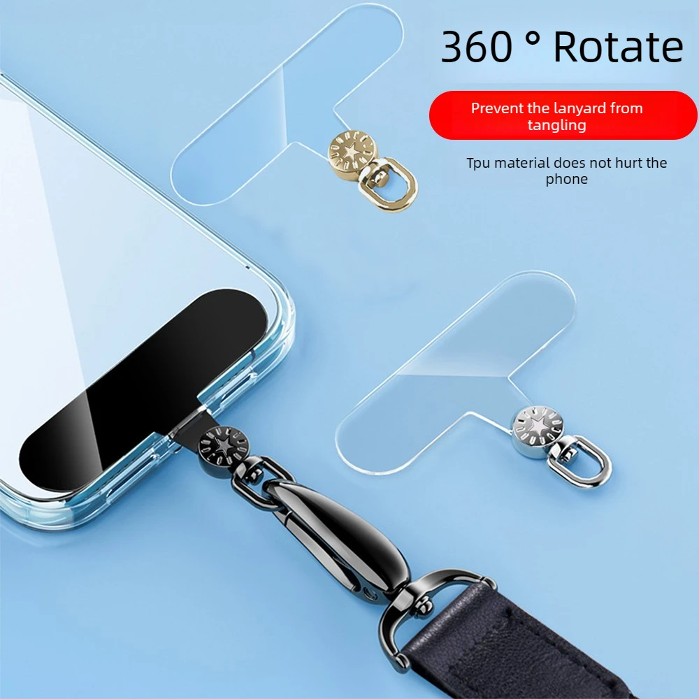 

Инновационный прозрачный держатель для телефона на шнурке, вращение на 360 градусов, прочная и ультратонкая износостойкая прокладка