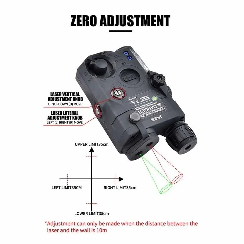 WADSN Tactical PEQ 15 IR Fill Light Red/Green/Blue Laser Surefir M300A M600C Hunting Flashlight AXON Switch Airsoft Accessories
