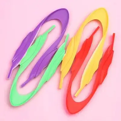 1Pc Pinzette di plastica colorate casuali per bambini Capacità di osservazione Sviluppo Pinze per esperimenti giocattolo educativo