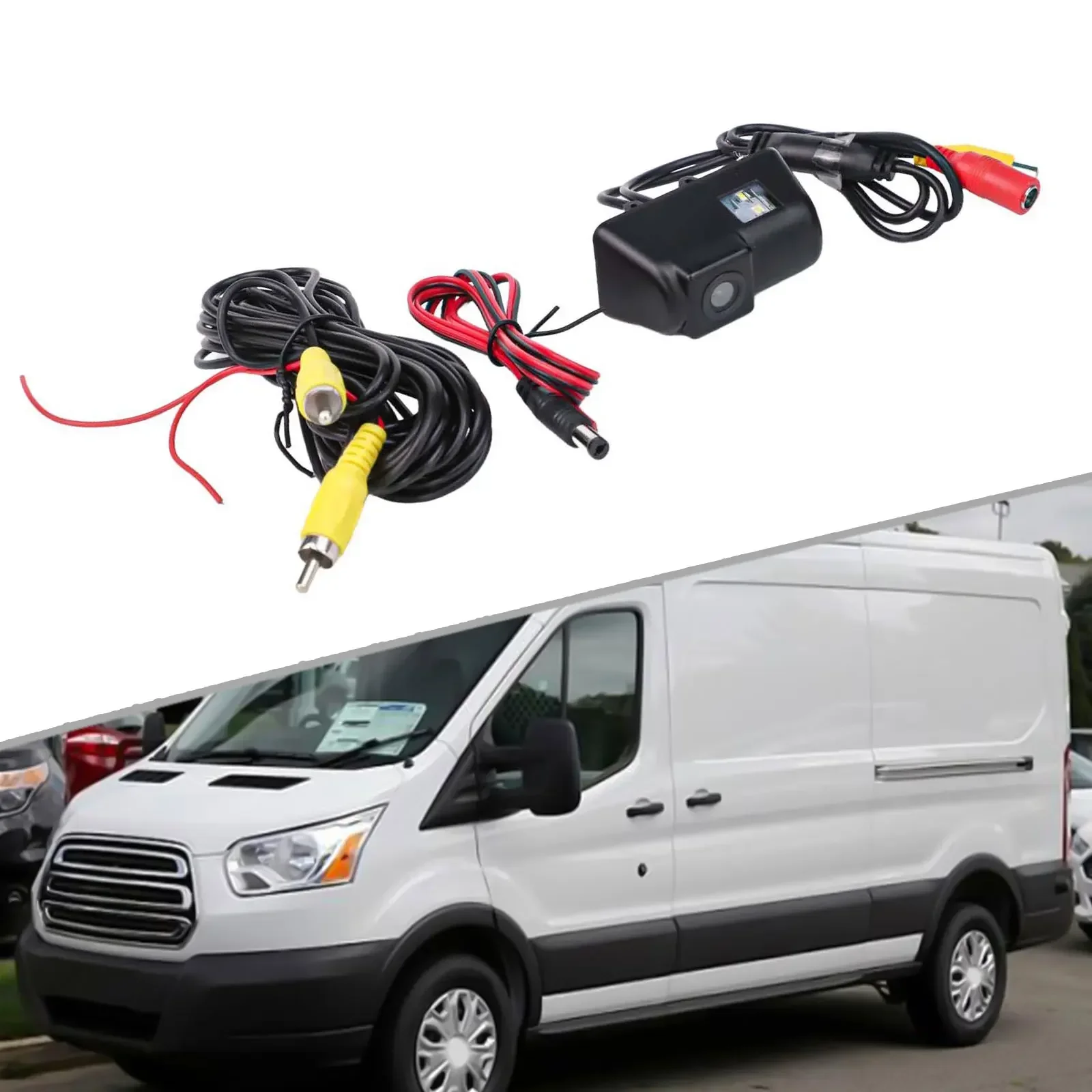 

Vehicle Backup Car Rear View Reverse Camera Number Plate Camera 120 Lens Angle Direct Replacement Rear Placement