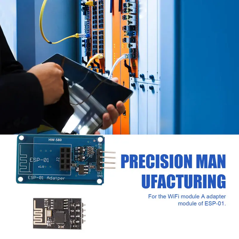 ESP8266 ESP-01 Moduł adaptera bezprzewodowego Wi-Fi 3,3 V 5 V Esp01 Adaptery PCB Breakout