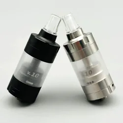 DSX BY-Ka V10 MTL średnica RTA Atomizer 22mm 316SS z 1.2/1.4/1.7mm pojedyncza cewka zbiornik do e-papierosa do 510 gwintów Vape