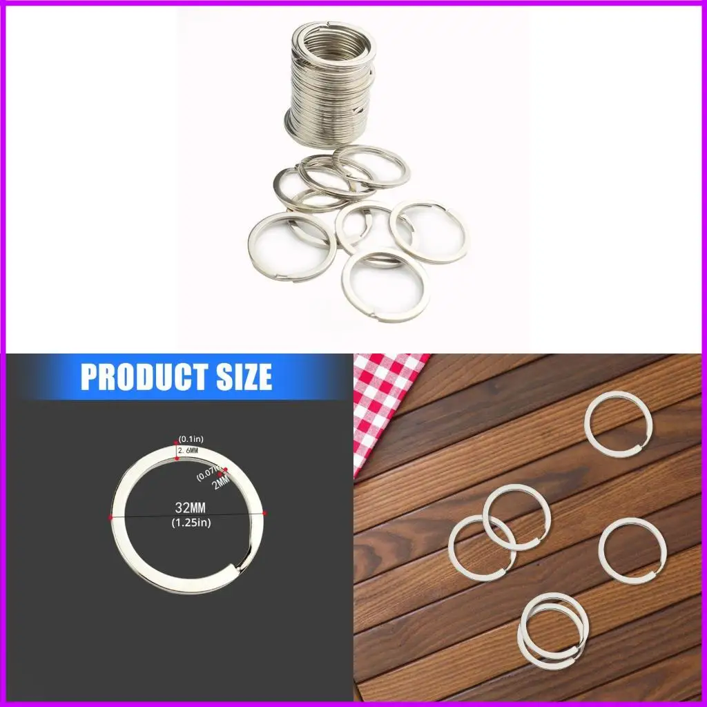 

Metal Keychain Rings Perfect for Household Office and Outdoor Activities