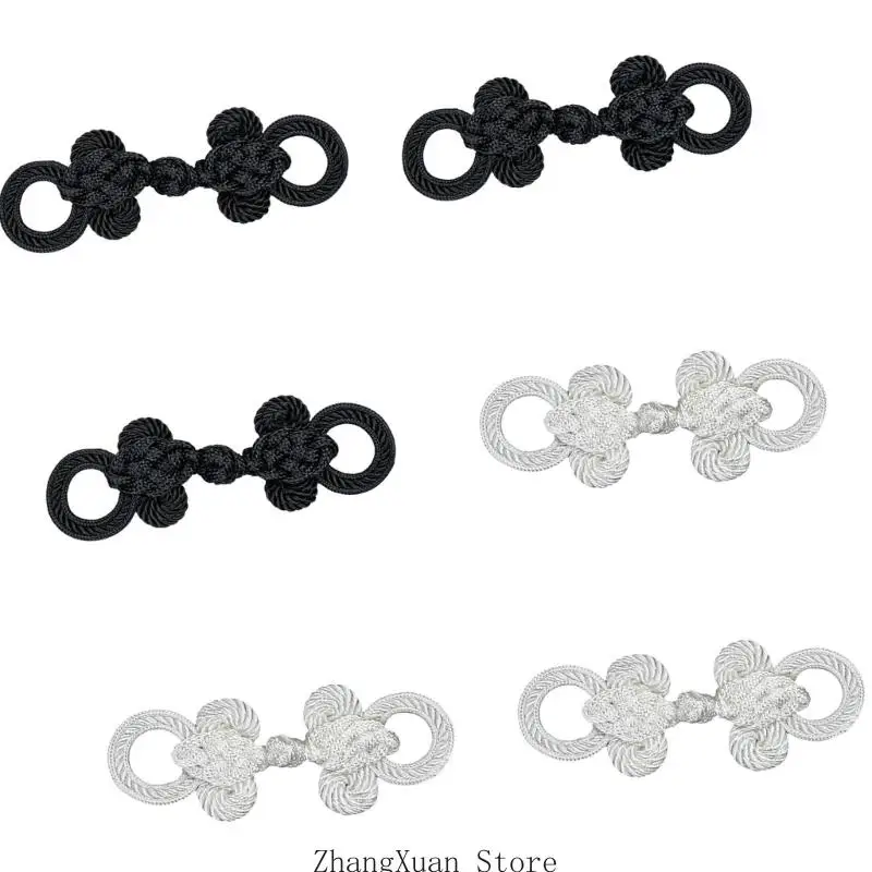 Traditionelle Kleiderverschlüsse, 6-teiliges Set für Näharbeiten und Heimwerkerarbeiten 3XUF – Detail 4
