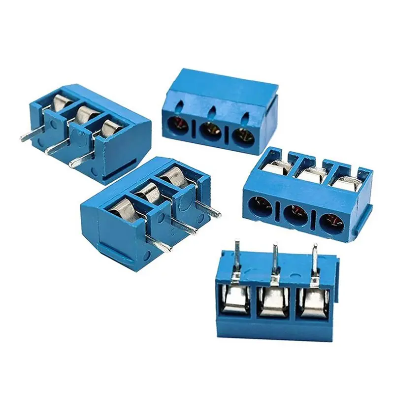 ABMO 300Pcs 5Mm Pitch 2 Pin & 3 Pin PCB Mount Screw Terminal Block Connector For Arduino (250 X 2 Pin, 50 X 3 Pin)