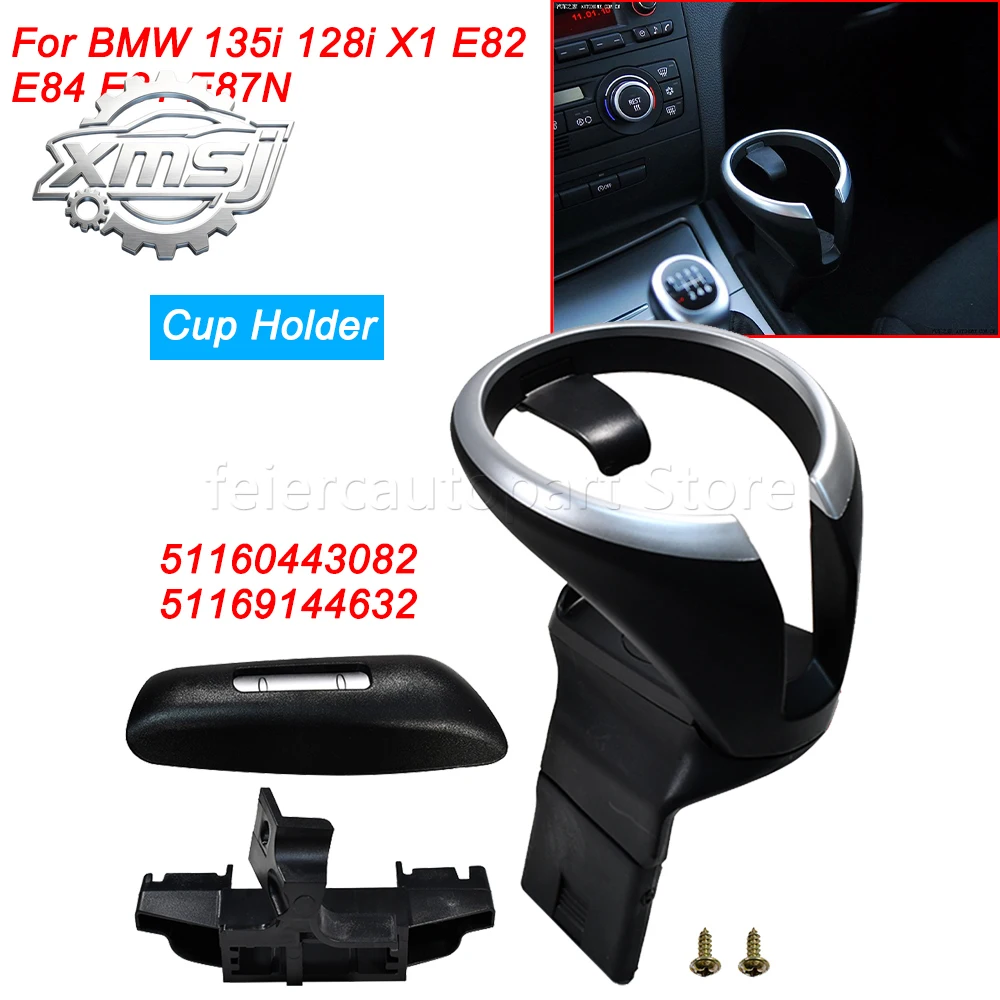

Portavasos para coche, soporte para bebidas para BMW Serie 1 135i 128i X1 E82 E84 E88 E81 E82 E82e E87 E87N 51160443082 ﻿ 511691