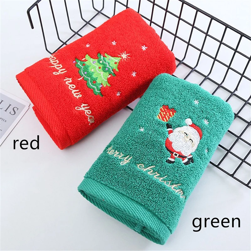 1pc 35*75cm Badet uch Korallen – Embroidery Xmas Tree Bewertung und Preis
