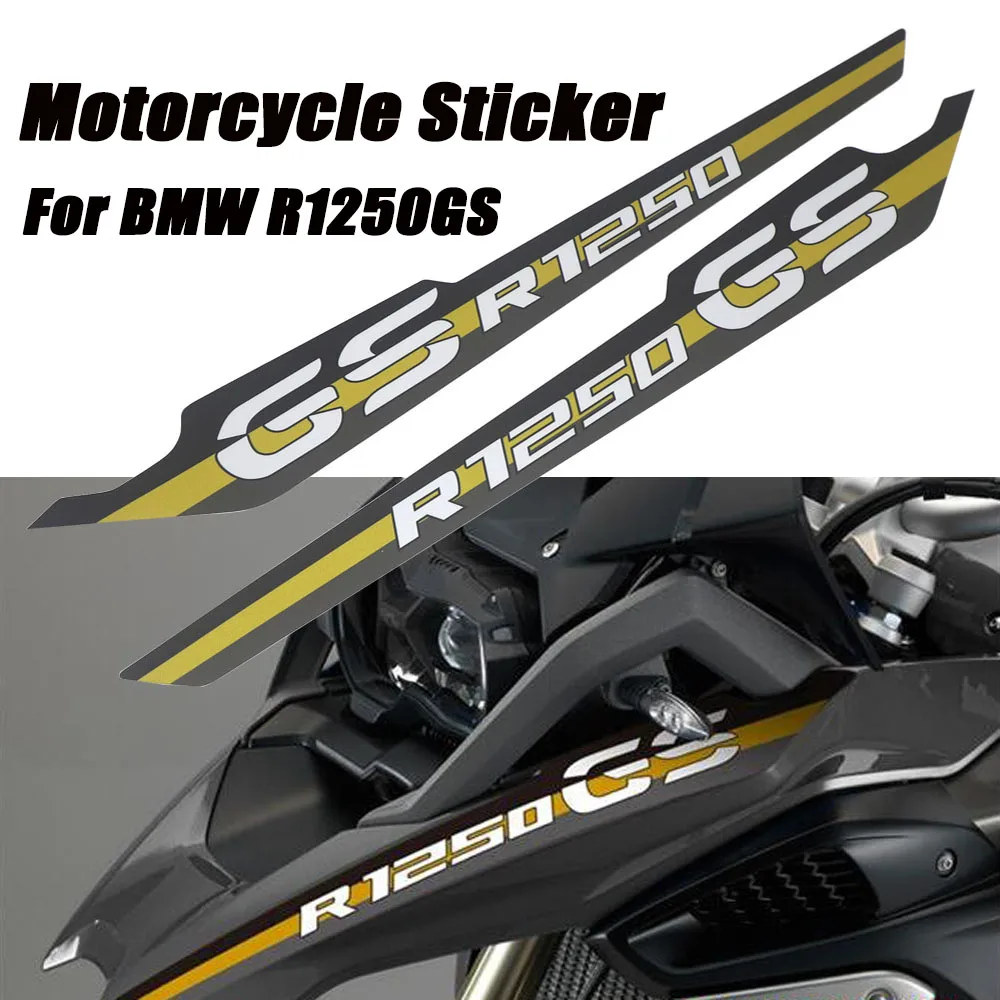 

Motorcycle Sticker For BMW R1250GS R1250 GS Adventure Front Fairing Body Shell Stickers Film Paster Reflective Motorcycle Stick