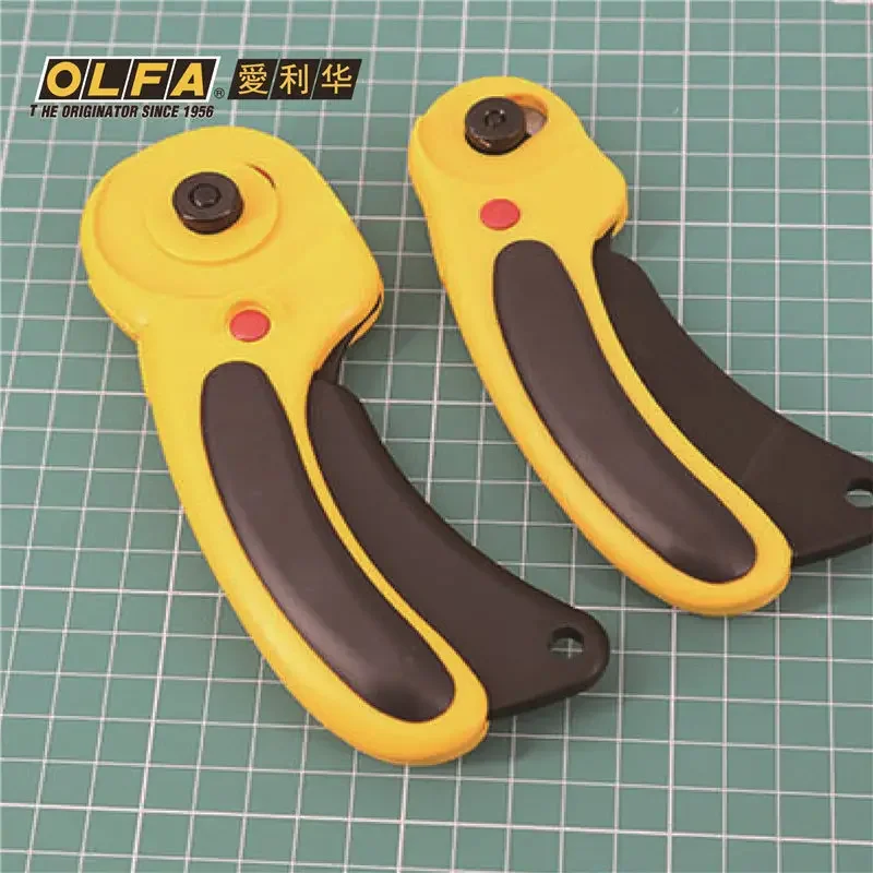 OLFA  Deluxe Ergonomic Rotary Cutter RTY-1/DX  RTY-2/DX RTY-3/DX Stainless Steel Blade OLFA RB60 RB28 PIB45 RB45