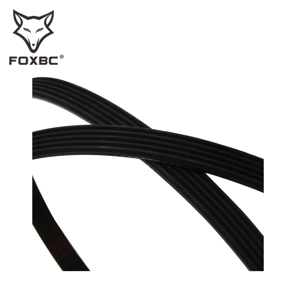 FOXBC 5 Ribs Drive Belt 5PJ605 Replacement V-Belt Black Color for Einhell TH-SP-204 Wood Planer Tools-2 Pack