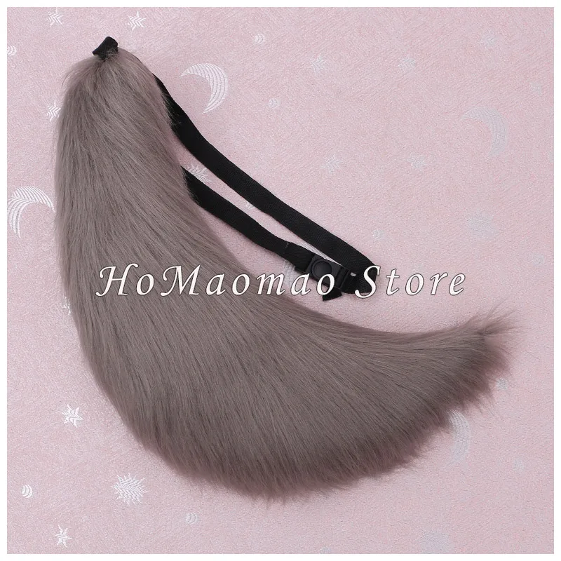 9cm adjustable belt fox wolf simulation tail angry animal tail role-playing props fox tail cat party Halloween anime accessories