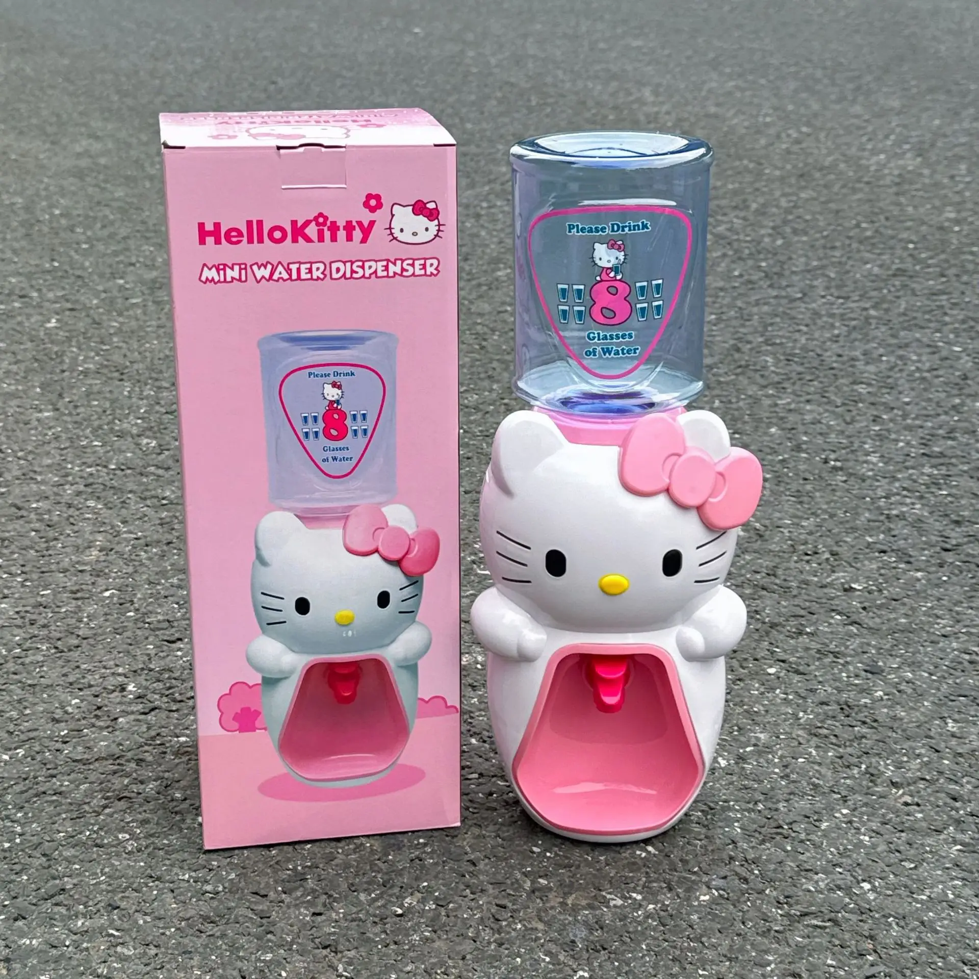 

2000Ml Hello Kitty Water Dispenser Sanrio My Melody Anime Kawaii Decorations Cartoon Cute Mini Dormitory Household Kids Toy Gift