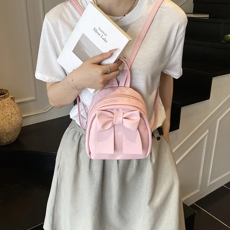 حقيبة ظهر بعقدة على شكل فراشة للنساء حقيبة ظهر بسيطة عبر الجسم حقائب ظهر لطيفة حقيبة رياضية حقائب مصممة حقائب مدرسية Mochila РюКККККК