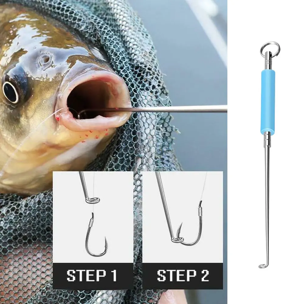 

1Pc Blind Stabbing Hook Extractor Stainless Steel Hook Release Device Fishing Hook Release Device Fish Aquarium Accessories