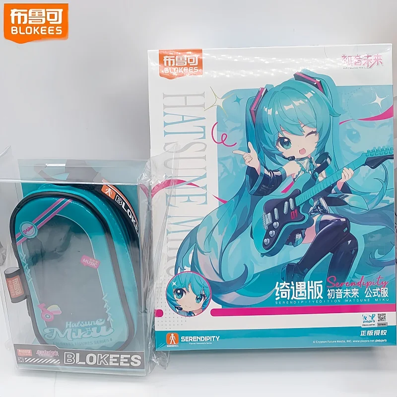 

New 14cm Blokees Miku Action Figure Hatsune Miku Encounter Edition Bjd Assembly Model Hatsune Miku Anime Figure Xmas Gifts Model
