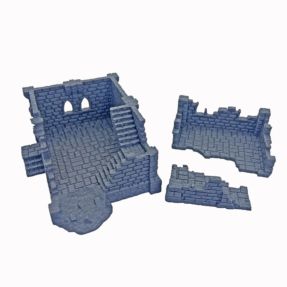 

1 комплект, огромное игровое сорнятое здание, фэнтезийный военно-спарочный/спарочный замок/DND, исторический тернер, ворсистый замок