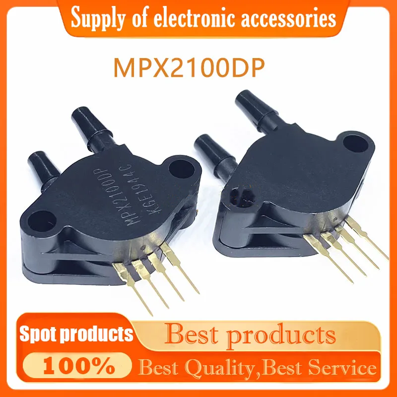 

1PCS Original genuine MPX2100DP 100KPA pressure sensor SIP-4 Differential pressure 14.5PSI transmitter