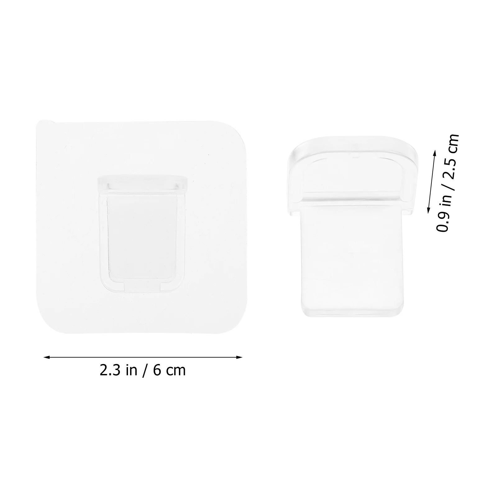 

12 Pcs Shelves Layered Support Shelf Adhesive No Trace Pegs for Plastic Bracket