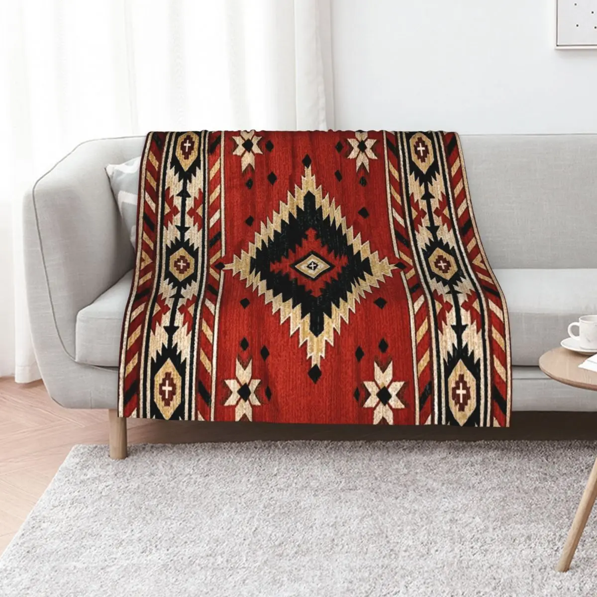 Aztec Holiday 1 Throw Blanket Bed Thin warm for winter Decorative Throw halloween Multi-Purpose Blankets