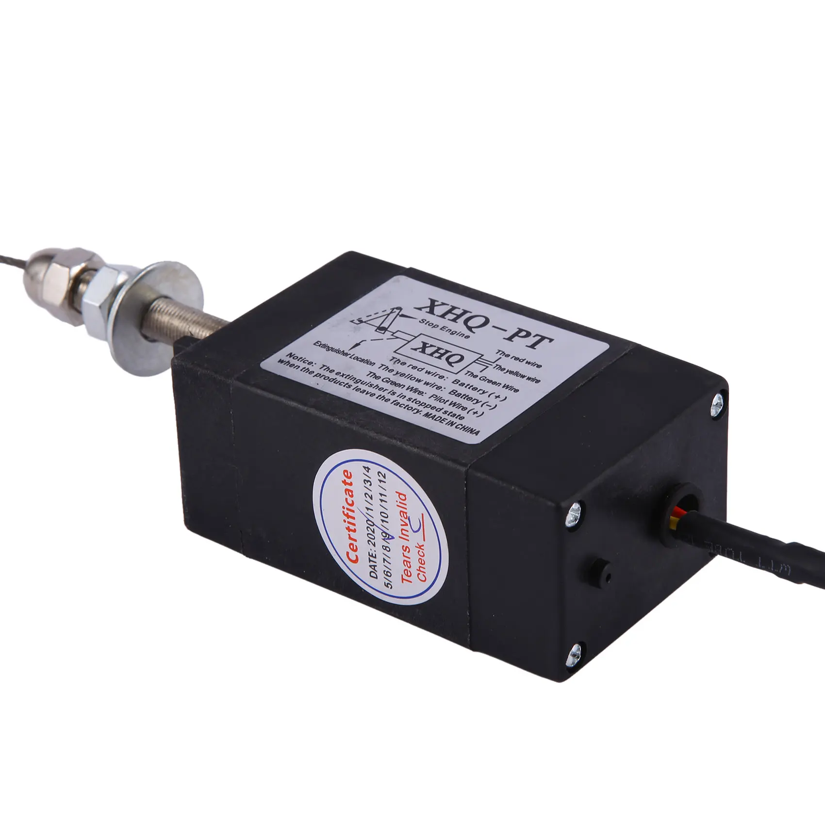 

Normally Open DC 12V Engine Flame Out Device Engine Stop Solenoid Valve XHQ-PT Power On Pull Type Flameout Magnetic G