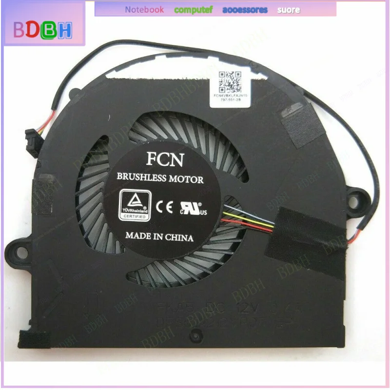 CPU Fan For Asus ROG Strix GL503 GL503V GL503VD FX503VD FX503 FX503VD DC12V 0.4A