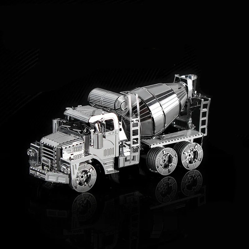 mixer truck 3D Metal Puzzle model kits DIY Laser Cut Puzzles Jigsaw Toy For Children