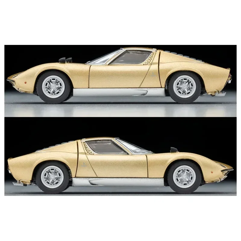 TAKARA TOMYTEC Tomica 1/64 TLV Lamborghini Miura S Golden Limited Edition lega giocattolo motore pressofuso modello in metallo regalo