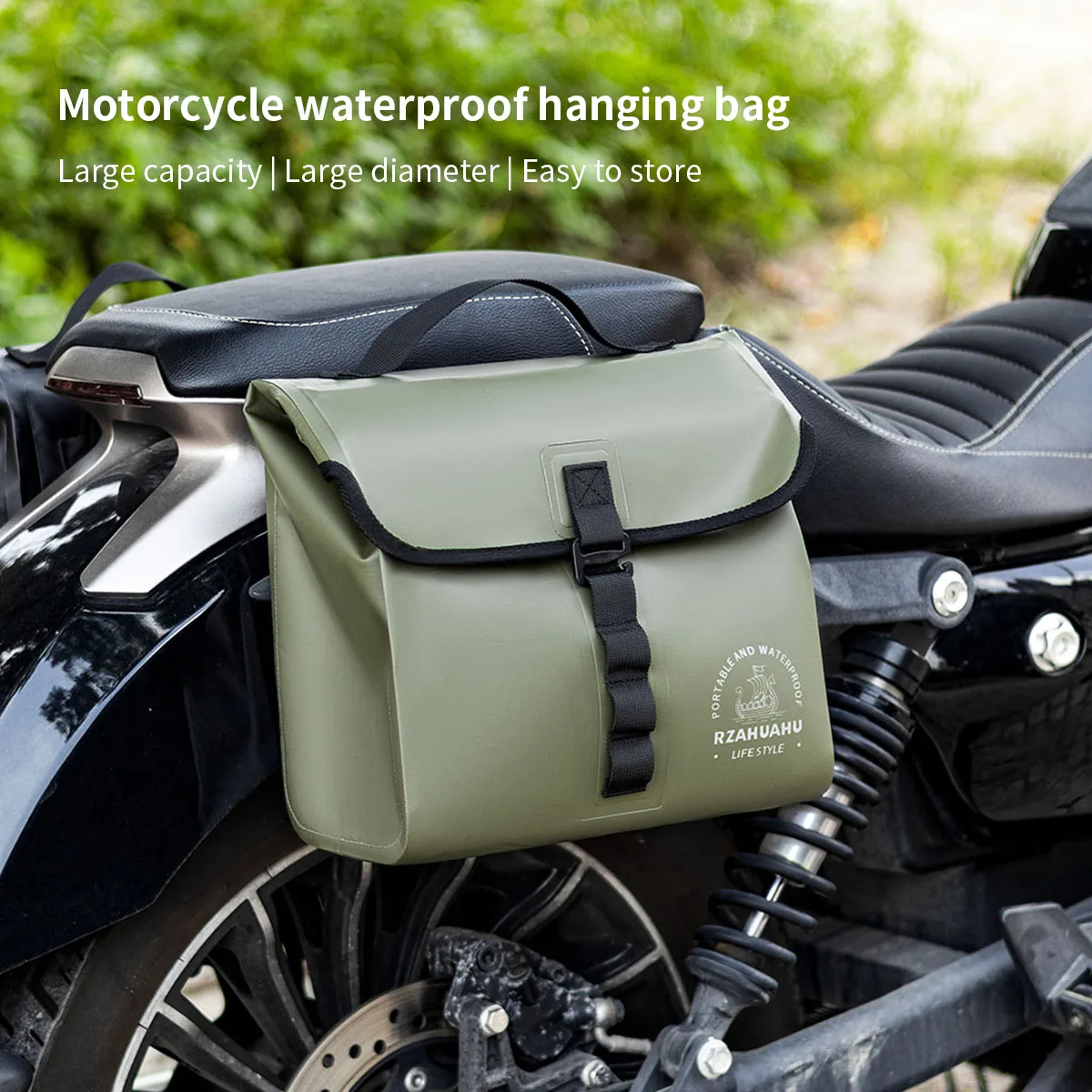 

Motorcycle side case frame, waterproof electric bike saddlebag, tool side bag luggage
