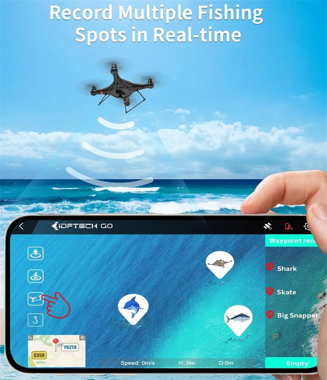 Imagem -05 - Drone de Pesca Impermeável com Câmera 4k Auto Drop Bait Release 33mins Gps Drones 3kg Payload Drone para Adultos Fisherman