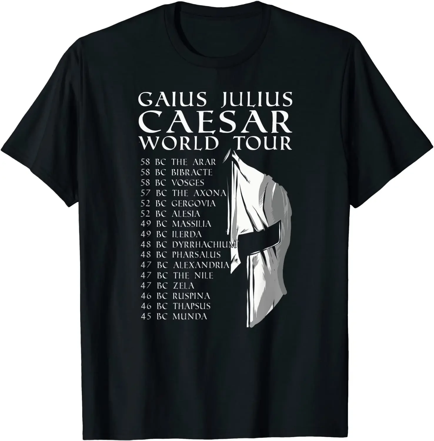 Ancient Rome - Gaius Julius Caesar World Tour T-Shirt Short Sleeve Casual 100% Cotton O-Neck Summer Tees