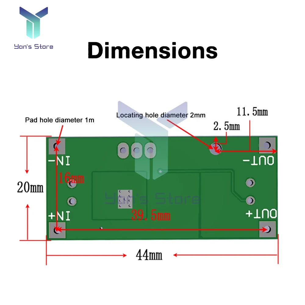 الجهد العالي قابل للتعديل تنحى مجلس تحويل الطاقة الكهربائية 48V60V100V 1.25 فولت-48 فولت الجهد وحدة منظم التيار الكهربائي #1